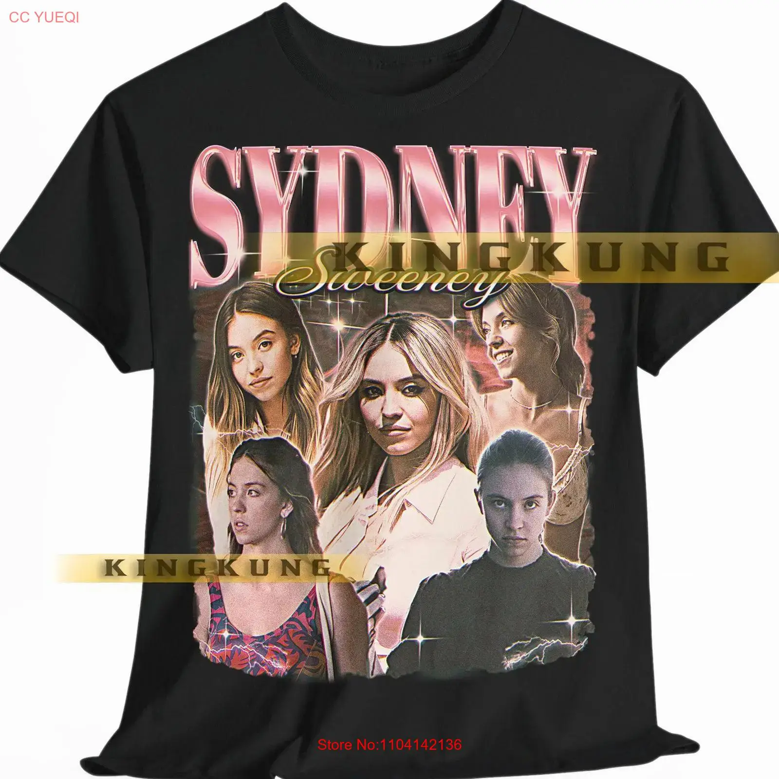 Men'S Fashion Sydney - SYDNEY SWEENEY T Shirt Vintage Retro