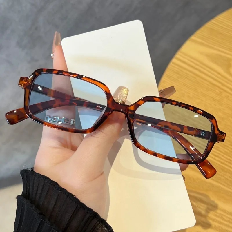 Men'S Fashion Old Money - Luxurious Rectangle Sunglasses Women Oval Vintage