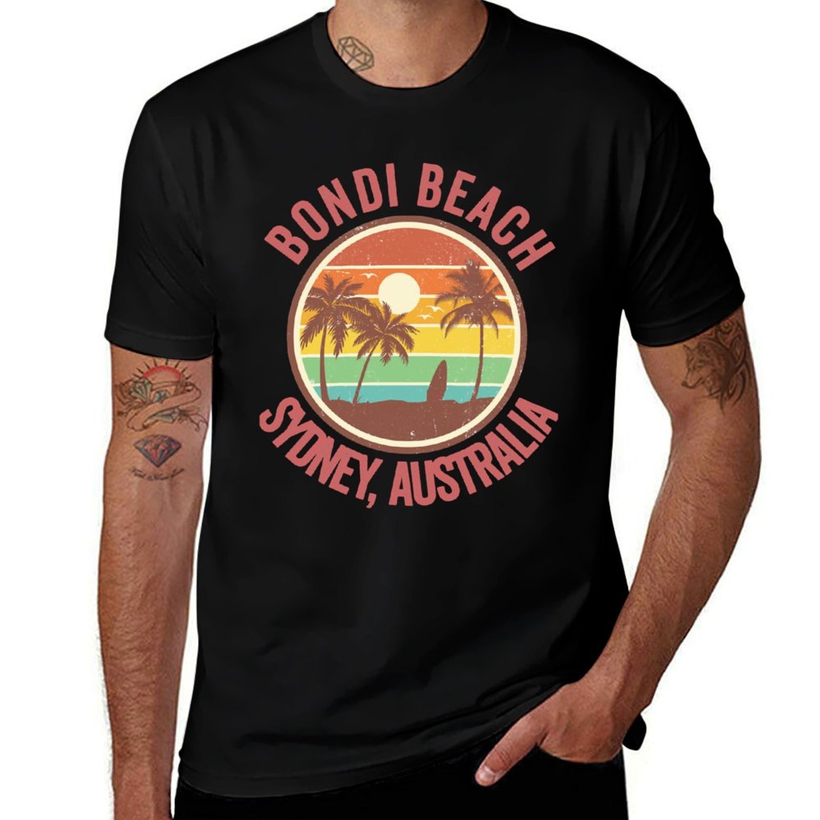 Men'S Fashion Sydney - Retro Bondi Beach Sydney Australia Sunset