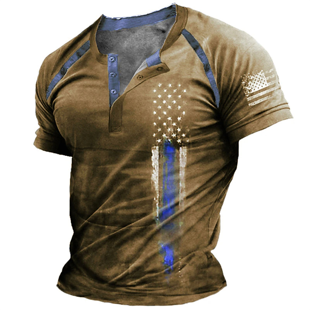 Men'S Fashion Old Money - Funny 3D American Flag Print Men's