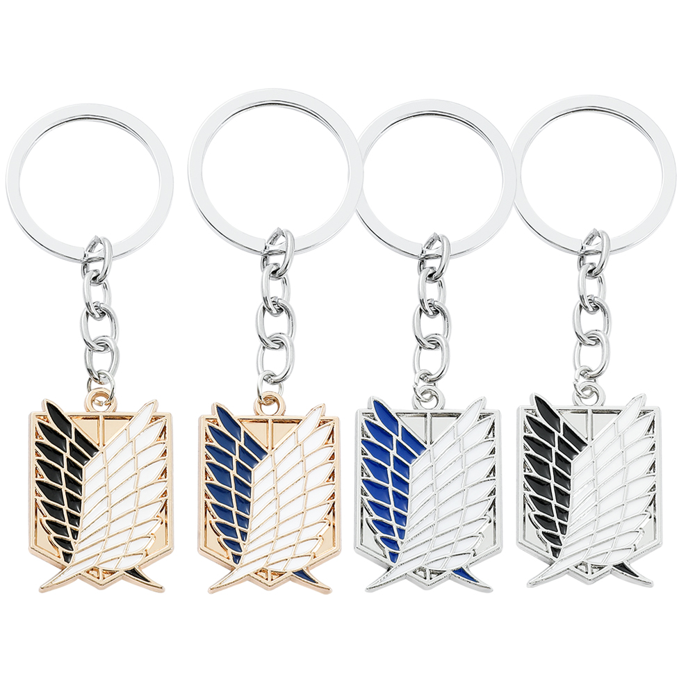 Men Fashion Key - Anime Attack on Titan Enamel Badge