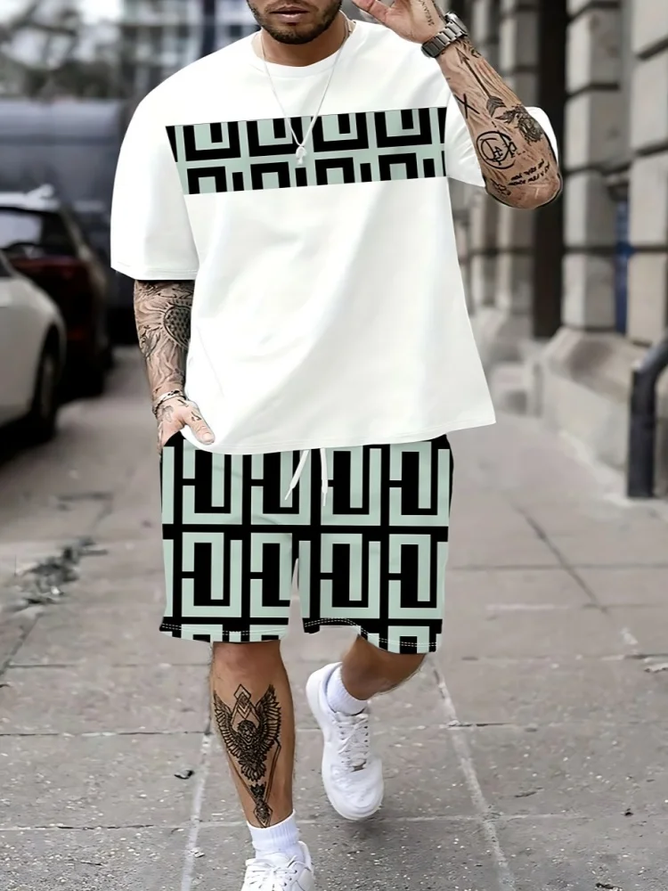 Men'S Fashion Clothing - Summer New Style Men's Short-Sleeved Shorts