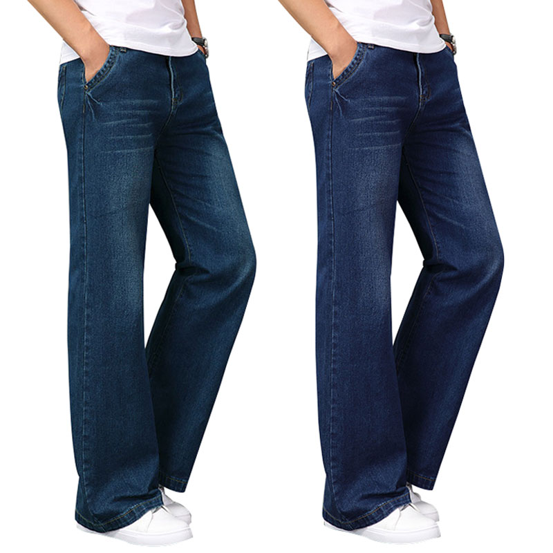 Men'S Fashion Jeans And Boots - Spring Big Flared Jeans Mens Boot