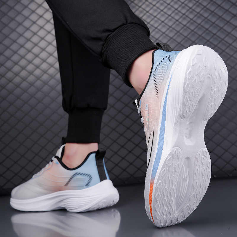 Mens Fashion Trainers 2025 - Synthetic Leather Rubber Sole Shoes Boots