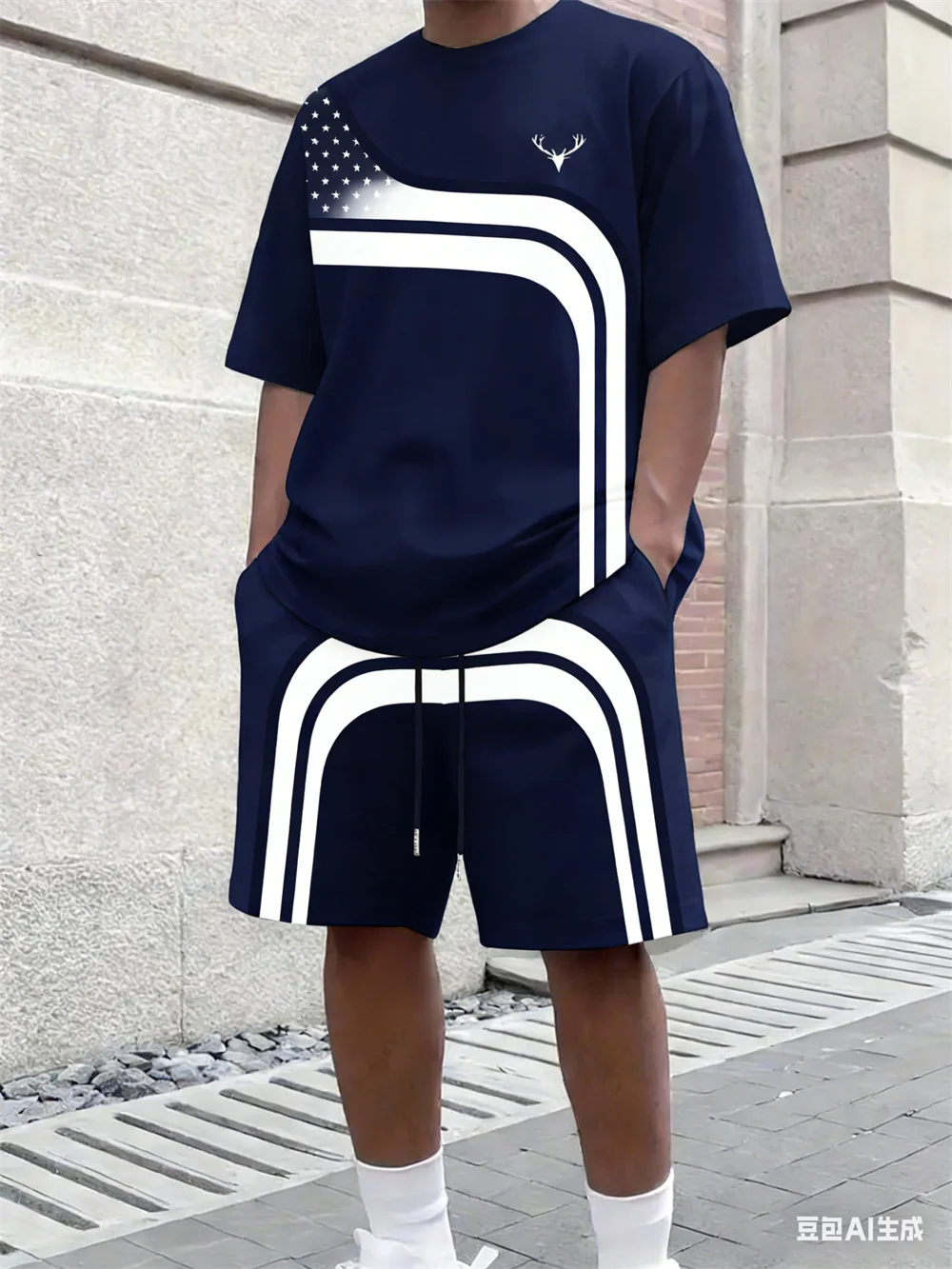 Men'S Fashion Clothing - Fashion Summer Men's Stripe Print Comfortable