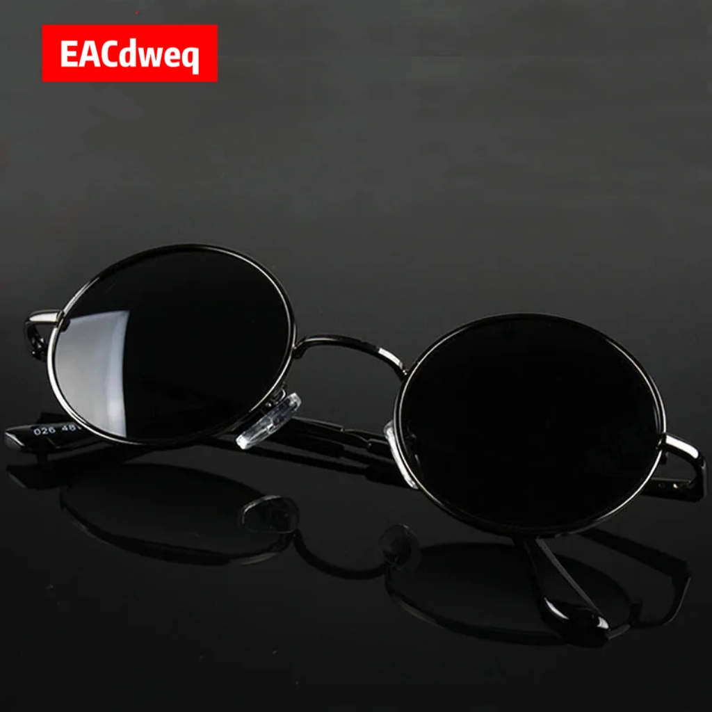 Men'S Fashion Old Money - Retro Vintage Round Sunglasses Men Brand