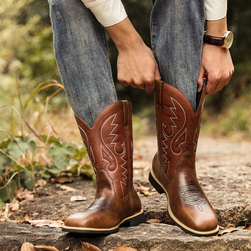 Fashion Men Women Mid-calf Boo - Mens Fashion Zapatos ulasan dan harga