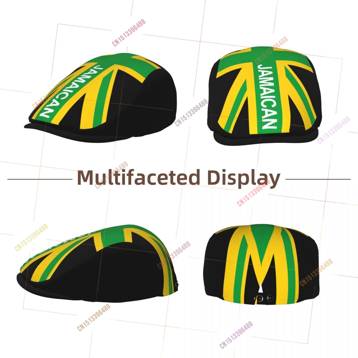 Jamaica UK Flag Men Women Flat - Men'S Fashion Uk ulasan dan harga