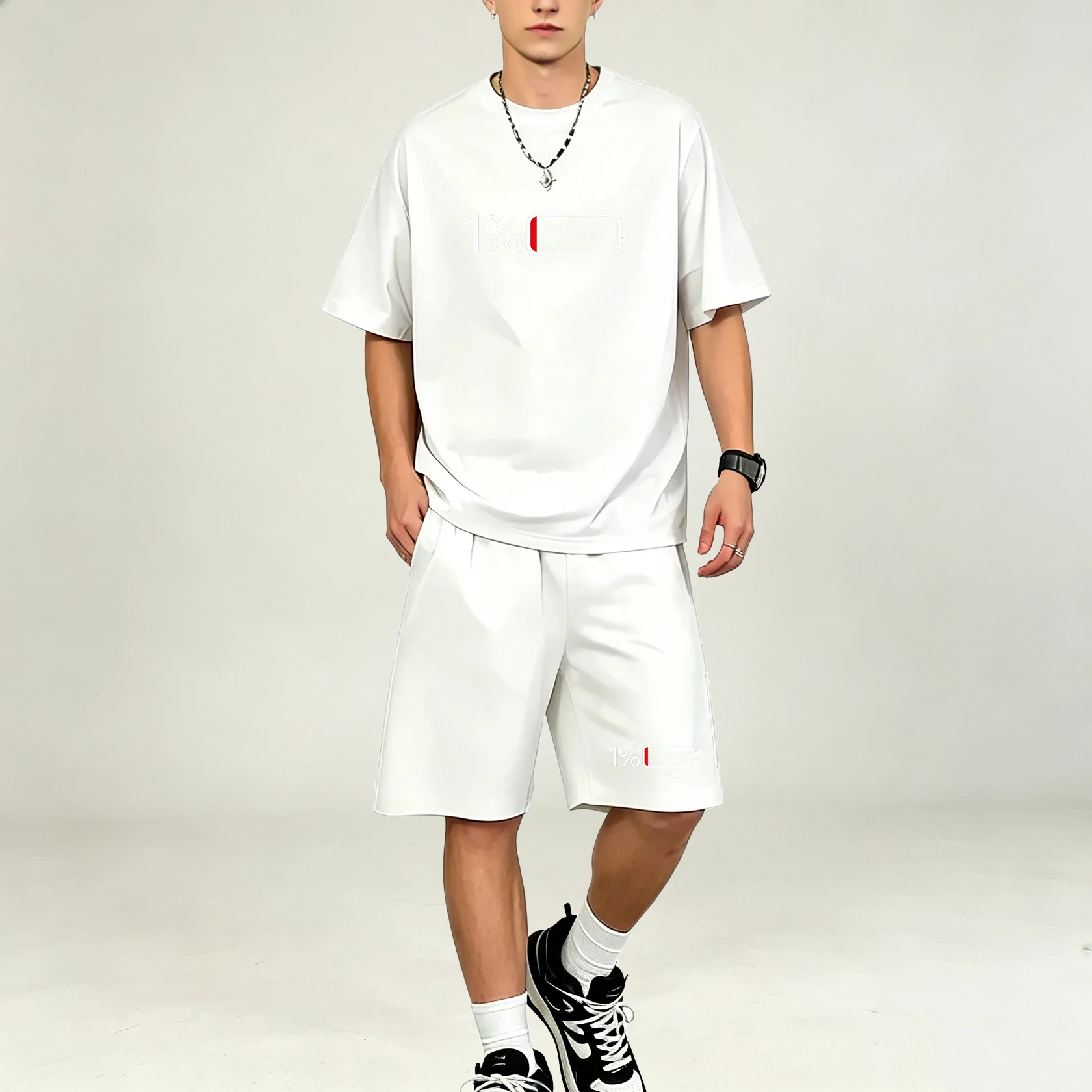Hot Selling Men T‑Shirts Sets  - Men'S Fashion 2025 ulasan dan harga
