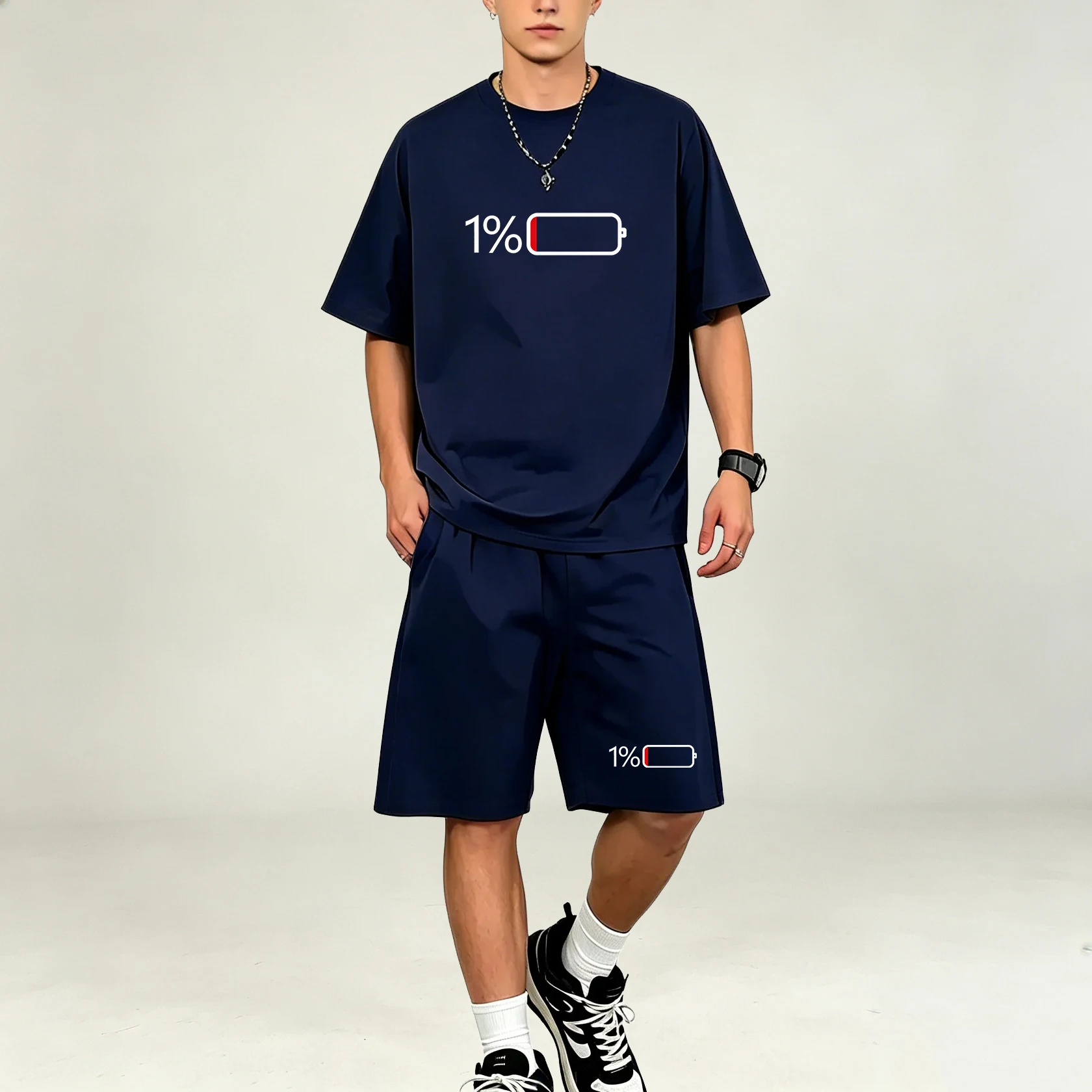 Hot Selling Men T‑Shirts Sets  - Men'S Fashion 2025 ulasan dan harga