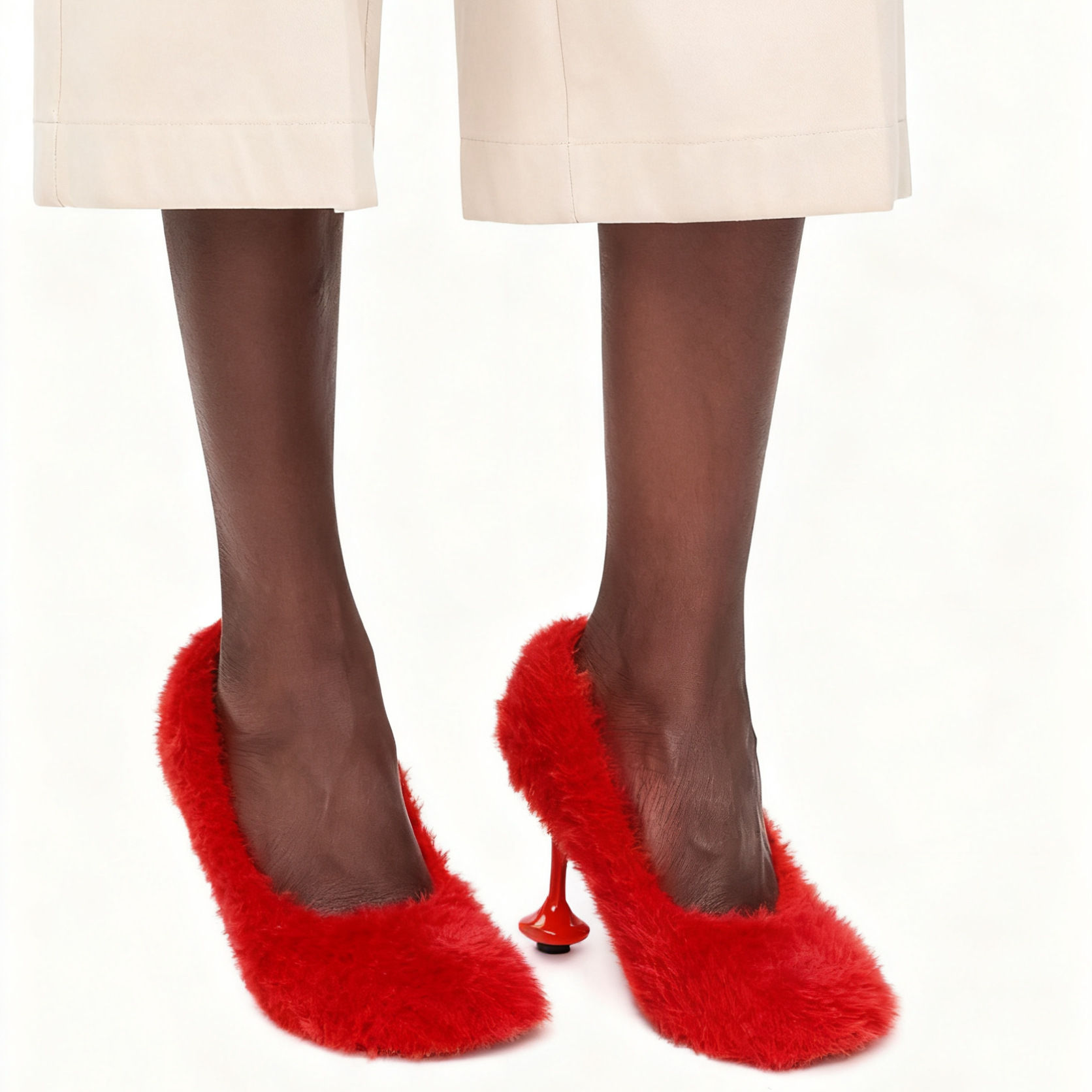 2026 Women Summer Red Furry Fa - Men'S Fashion Night Out ulasan dan harga