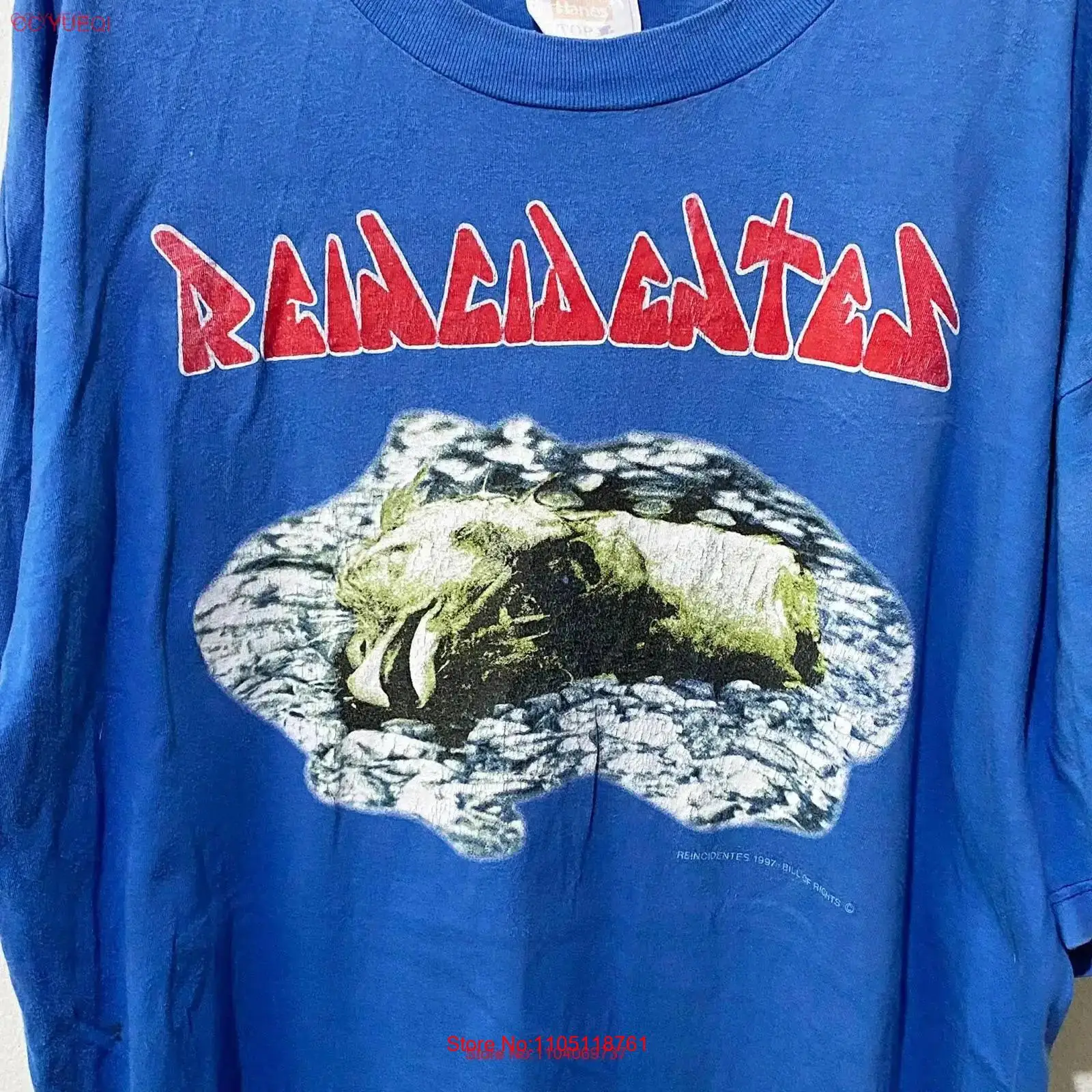 Vintage 1997 Reincidentes Band - Xl Men'S Fashion ulasan dan harga