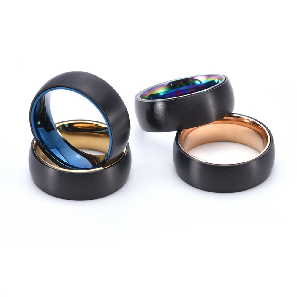 Rotating Titanium Steel Ring f - Men'S Fashion Easter ulasan dan harga