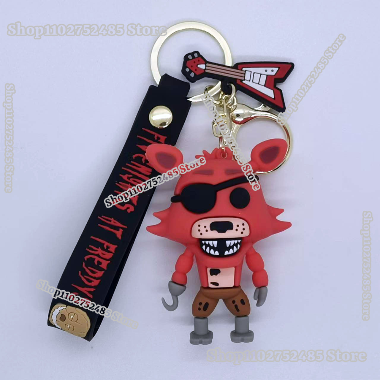 5pcs Cartoon Anime FNAF Figure - Men Fashion Key ulasan dan harga