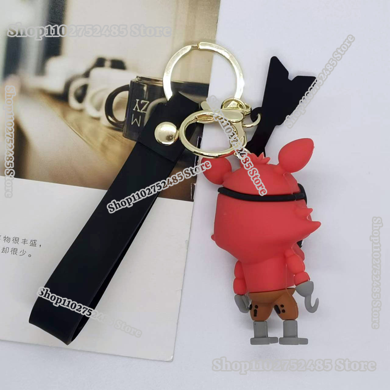 5pcs Cartoon Anime FNAF Figure - Men Fashion Key ulasan dan harga