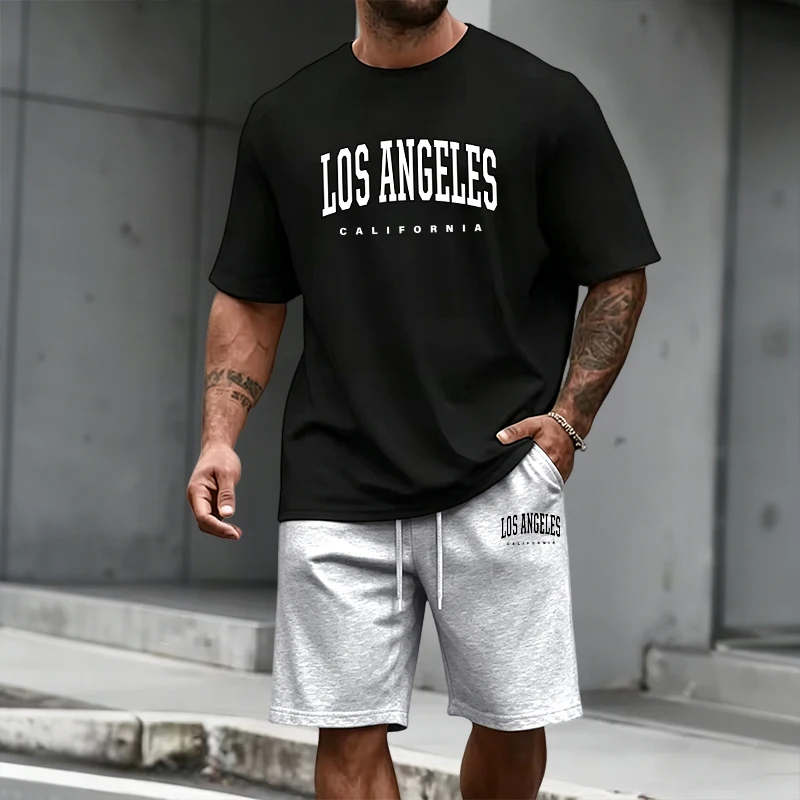 Men's Tracksuit Short Sleeve T - Men'S Fashion 2025 ulasan dan harga
