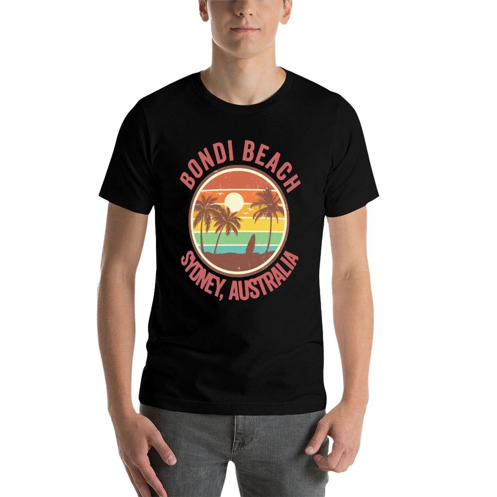Retro Bondi Beach Sydney Austr - Men'S Fashion Sydney ulasan dan harga