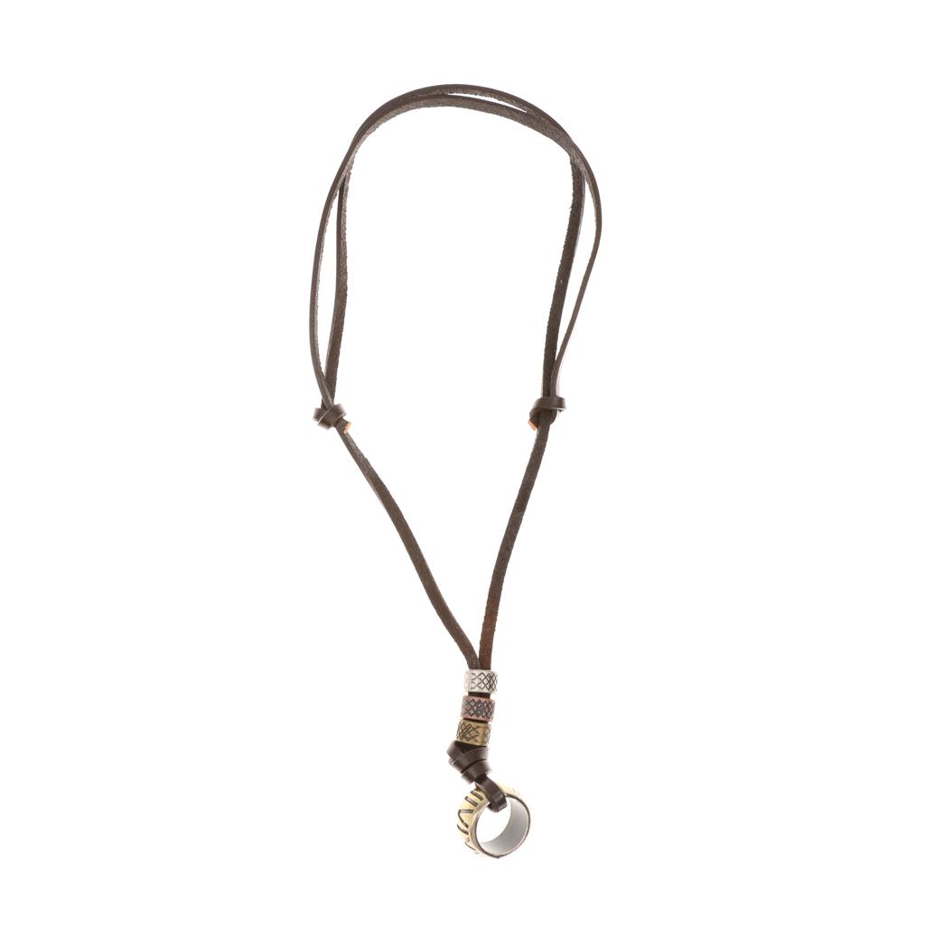 Fashion Leather Necklace for M - Men'S Fashion Night Out ulasan dan harga