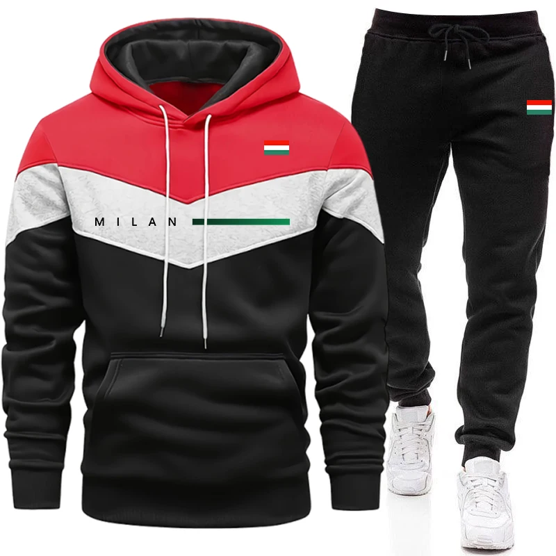 Italy Fashion Men's Hoodies Se - Men'S Fashion Pants ulasan dan harga