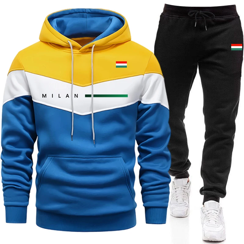 Italy Fashion Men's Hoodies Se - Men'S Fashion Pants ulasan dan harga