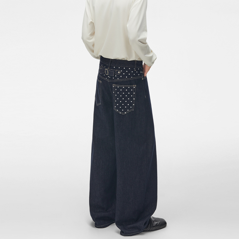 Autumn Design Star Print Raw D - Men'S Fashion Jeans And Boots ulasan dan harga
