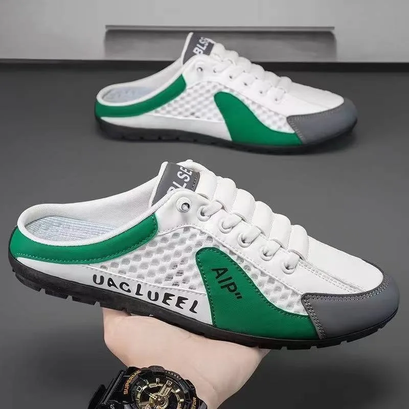 Men's Fashion Soft-soled Half  - Mens Fashion Zapatos ulasan dan harga