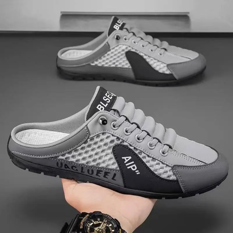 Men's Fashion Soft-soled Half  - Mens Fashion Zapatos ulasan dan harga