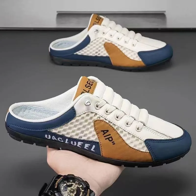 Men's Fashion Soft-soled Half  - Mens Fashion Zapatos ulasan dan harga