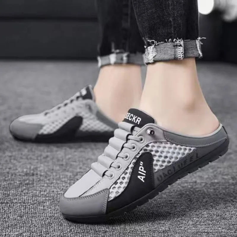 Men's Fashion Soft-soled Half  - Mens Fashion Zapatos ulasan dan harga