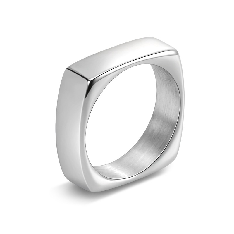 6mm Wide Square Titanium Steel - Men'S Fashion Easter ulasan dan harga