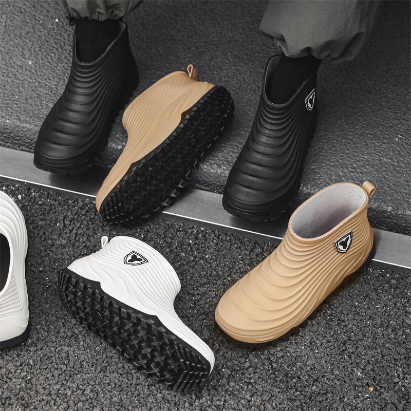 Men's Rain Shoes Fashion Water - Mens Fashion Zapatos ulasan dan harga