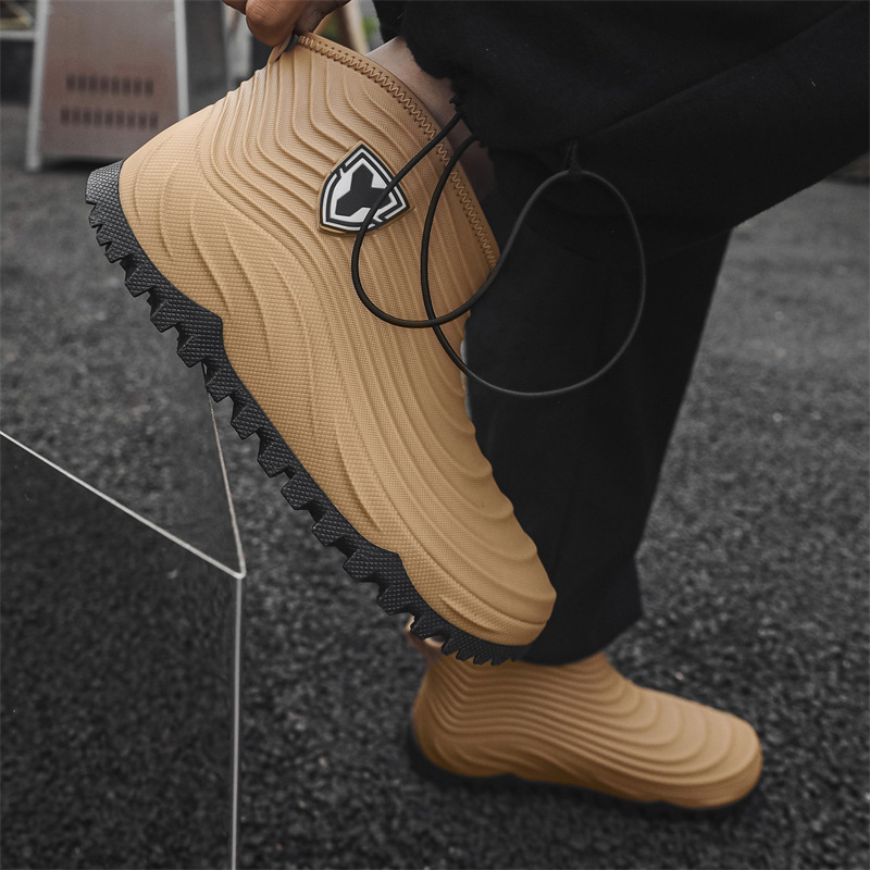 Men's Rain Shoes Fashion Water - Mens Fashion Zapatos ulasan dan harga