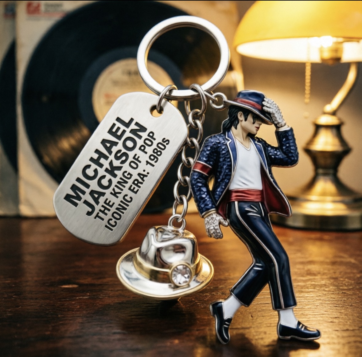 Michael Jackson Keychain, Clas - Men'S Fashion Jewelry ulasan dan harga