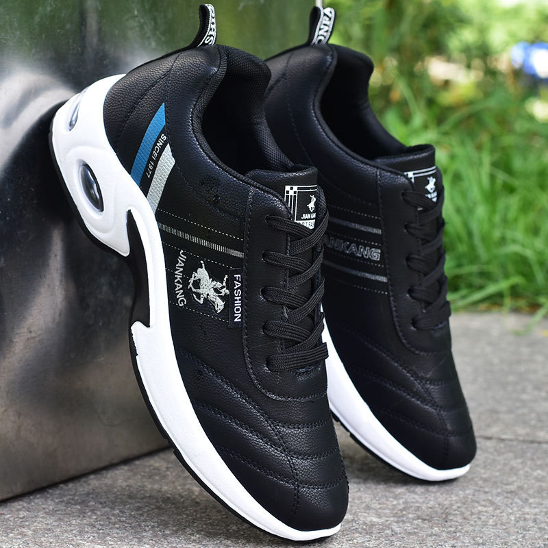 Men's leather sneakers Casual  - Mens Fashion Zapatos ulasan dan harga