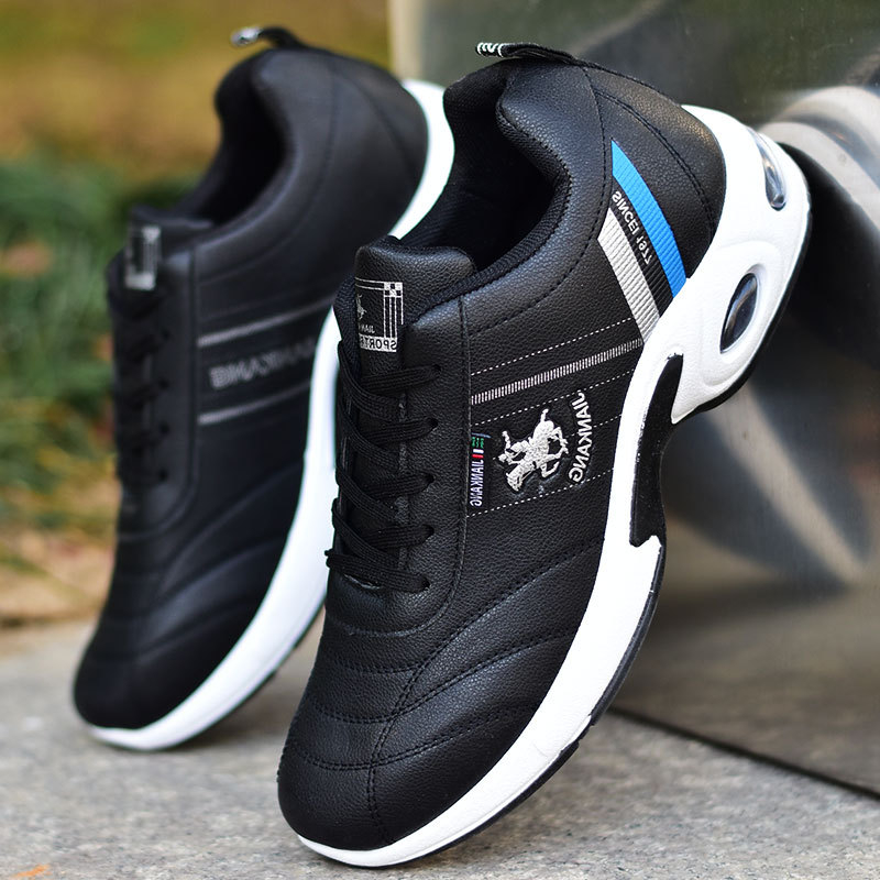 Men's leather sneakers Casual  - Mens Fashion Zapatos ulasan dan harga