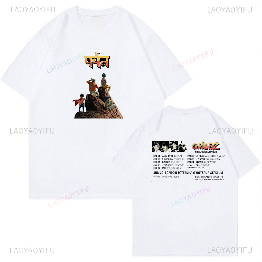 Unisex Cotton Tshirt Gorillaz  - Men'S Fashion Uk ulasan dan harga