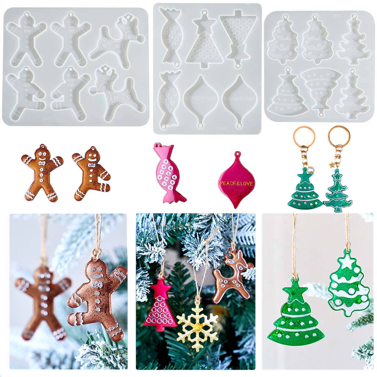 Christmas Series Earrings Pend - Men Fashion Key ulasan dan harga
