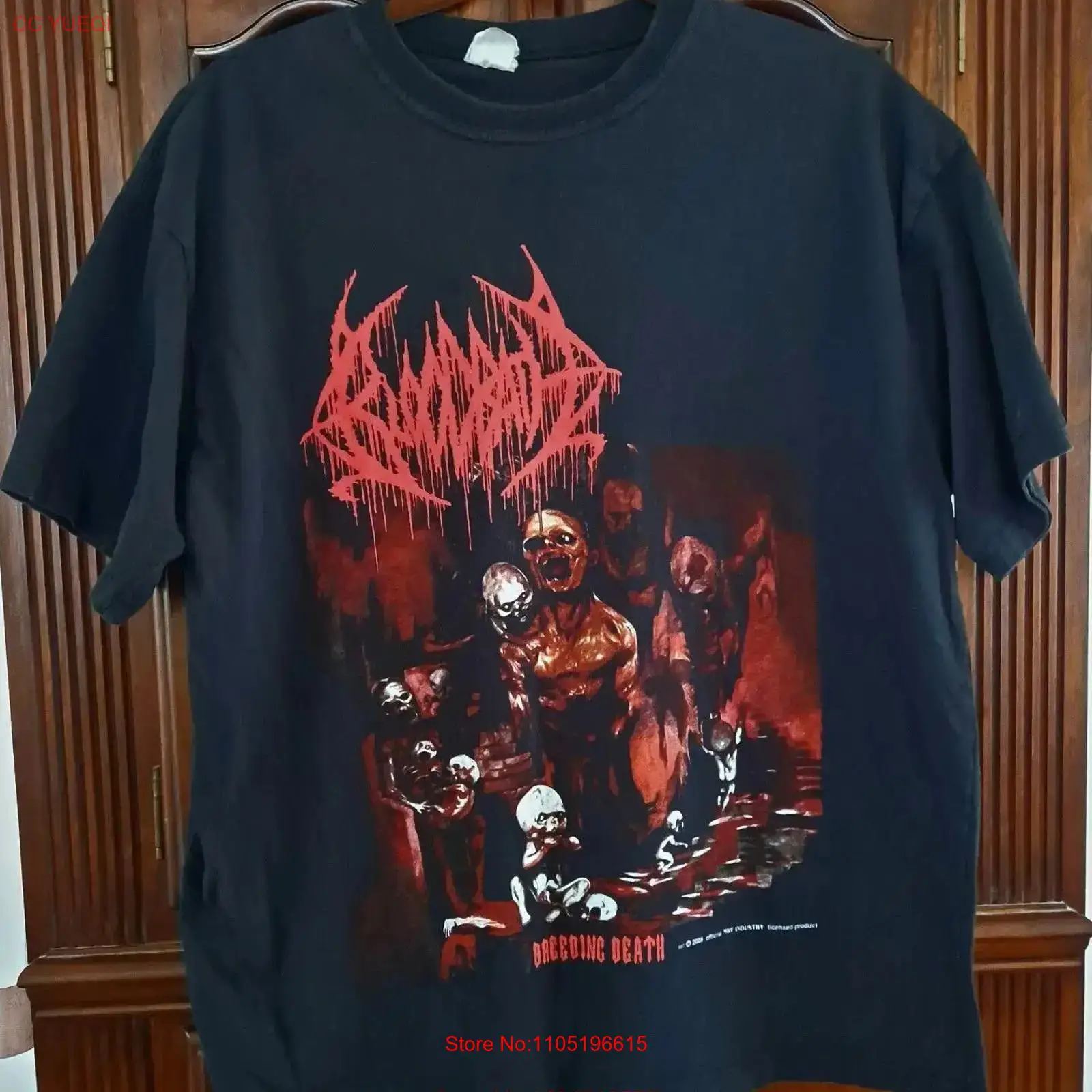 BLOODBATH Breeding Death T Shi - Xl Men'S Fashion ulasan dan harga