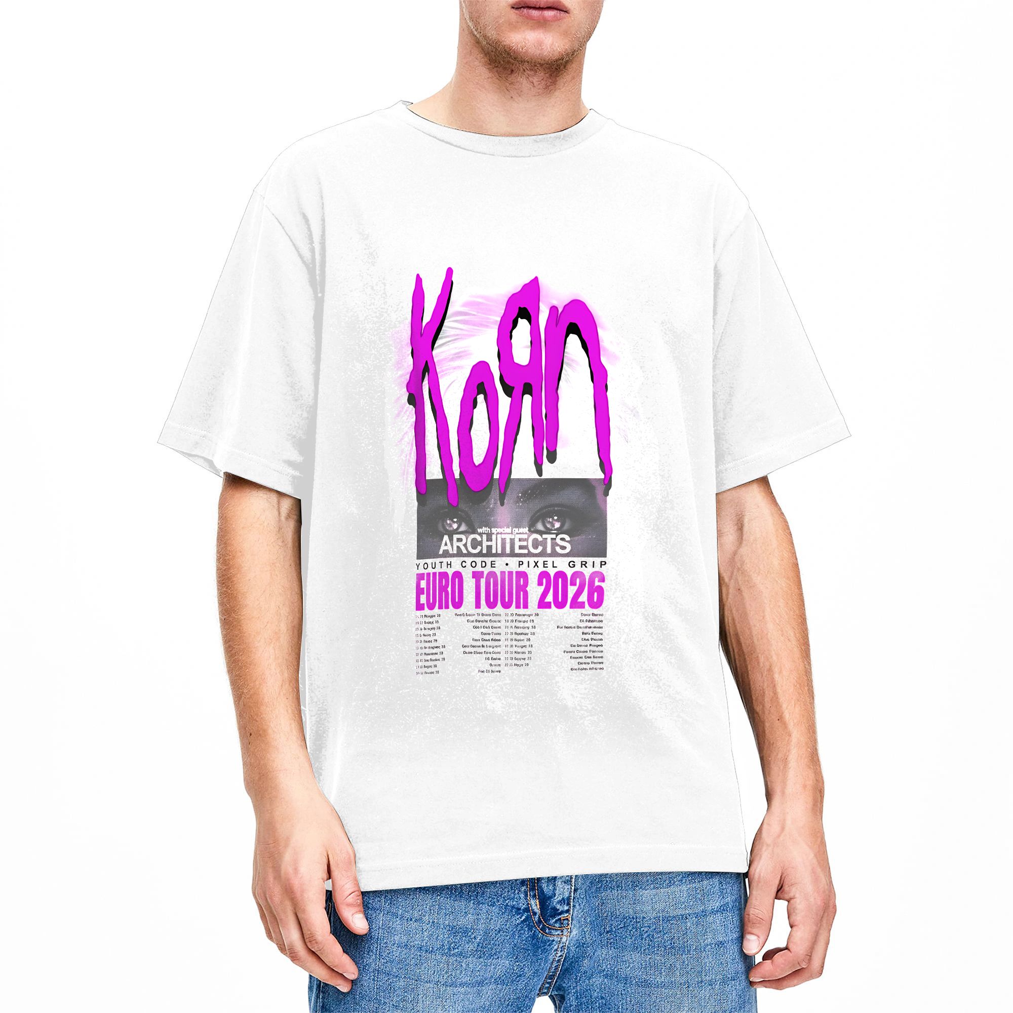 Korn Europe And UK Tour 2026 T - Men'S Fashion Uk ulasan dan harga