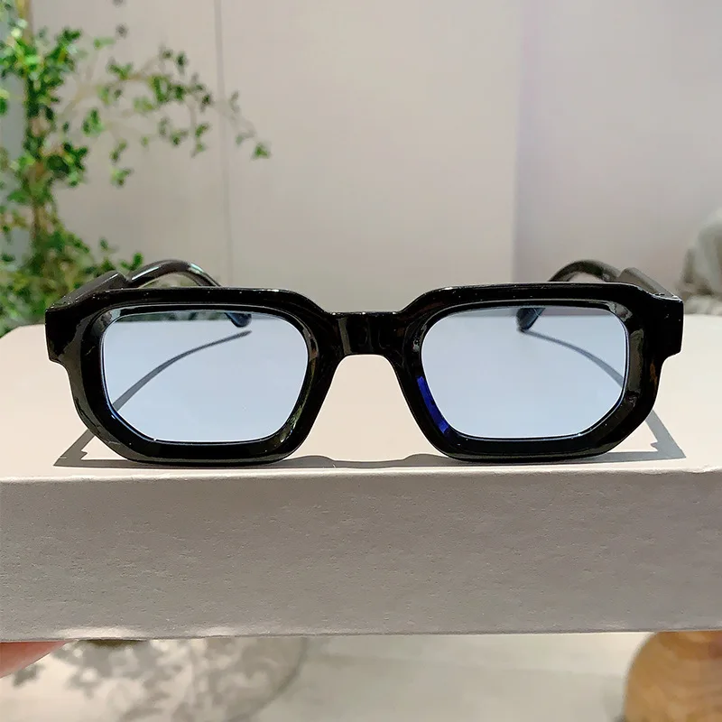 Vintage Rectangle Frame Sungla - Men'S Fashion Old Money ulasan dan harga