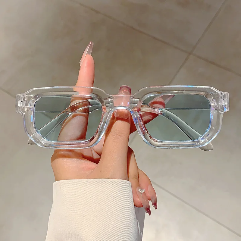 Vintage Rectangle Frame Sungla - Men'S Fashion Old Money ulasan dan harga