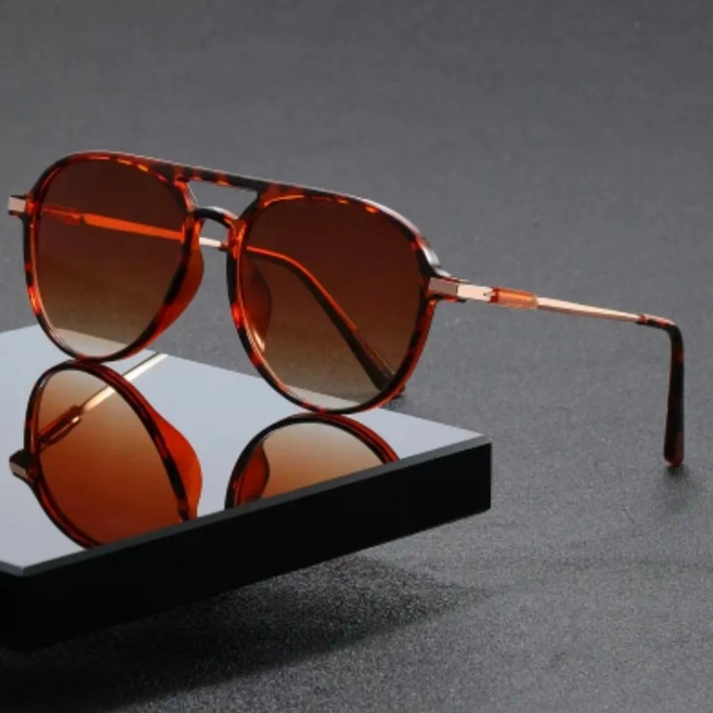 1pcs Vintage Pilot Sunglasses  - Men'S Fashion Old Money ulasan dan harga