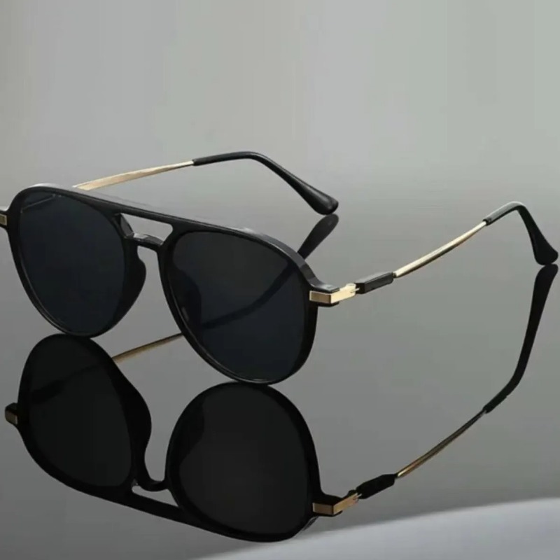 1pcs Vintage Pilot Sunglasses  - Men'S Fashion Old Money ulasan dan harga