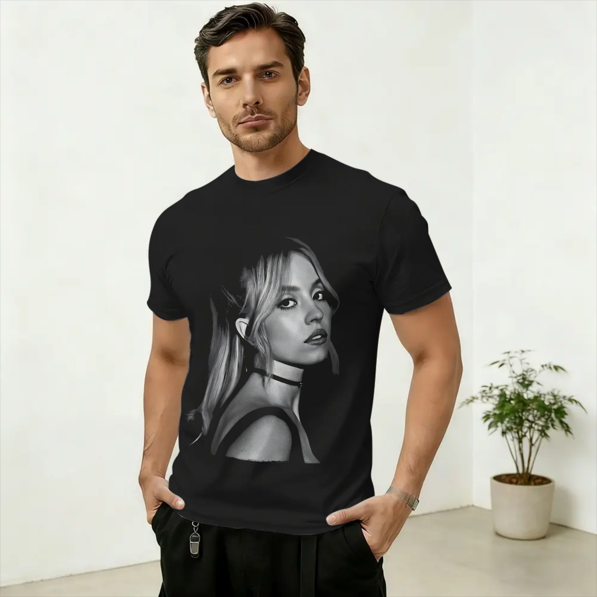 Sydney Sweeney Pure Cotton T-S - Men'S Fashion Sydney ulasan dan harga