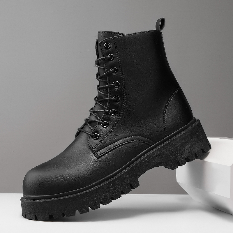 YUYIN Men's High-Top Boots Sof - Mens Fashion Zapatos ulasan dan harga