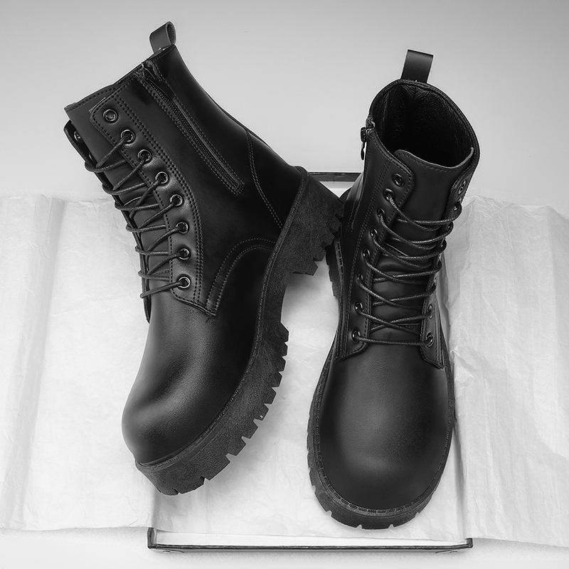 YUYIN Men's High-Top Boots Sof - Mens Fashion Zapatos ulasan dan harga