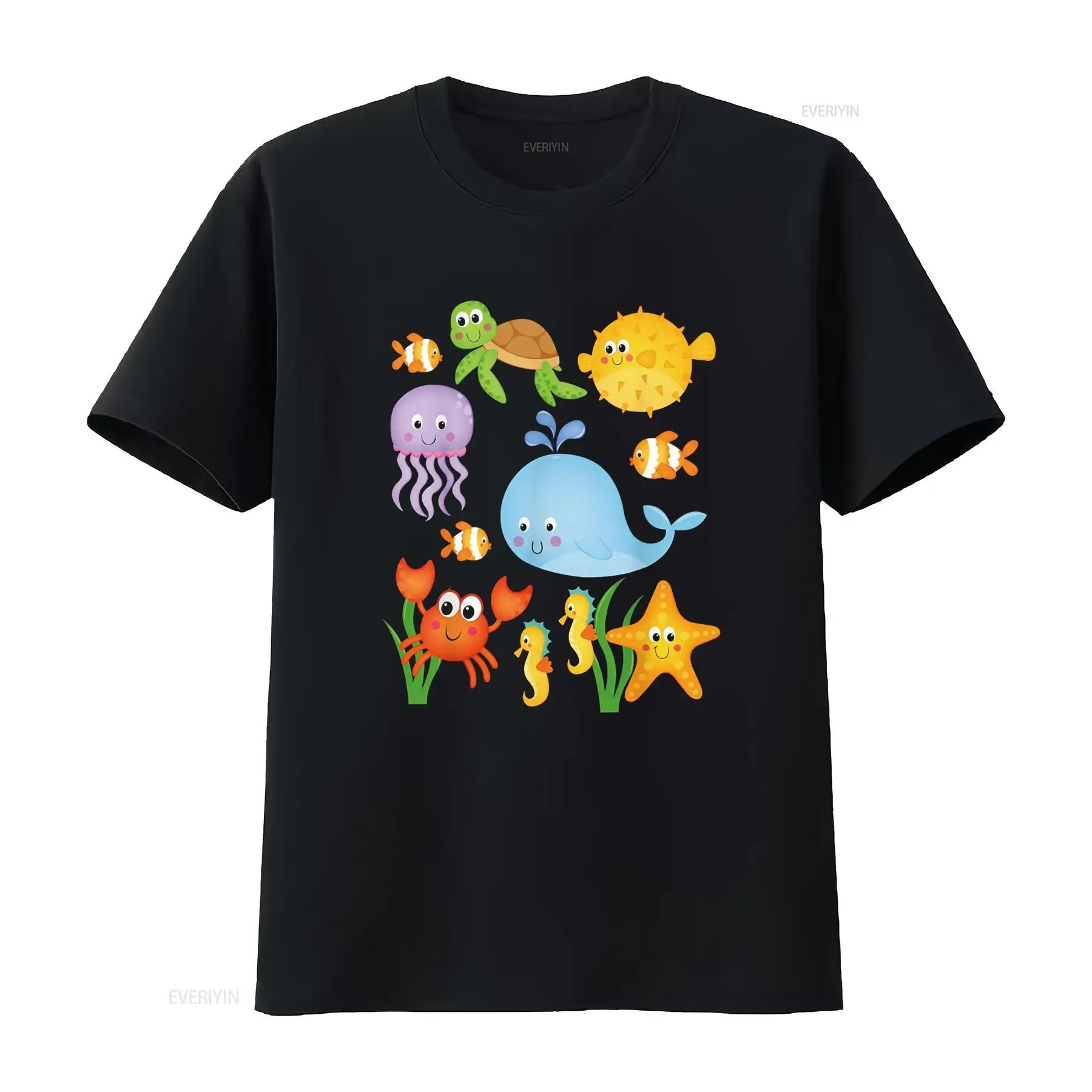 Sea Ocean Animals Whale Octopu - Men Fashion Kids ulasan dan harga