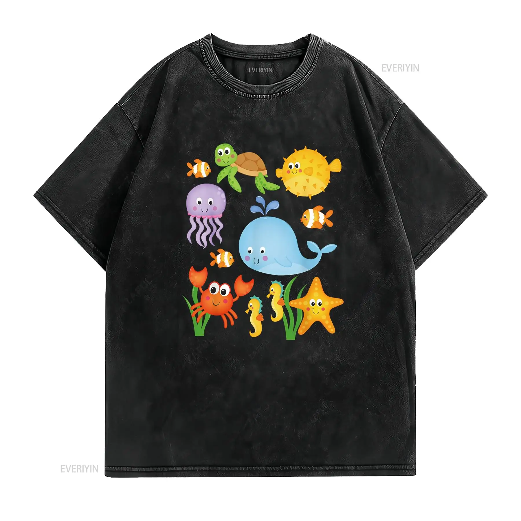 Sea Ocean Animals Whale Octopu - Men Fashion Kids ulasan dan harga
