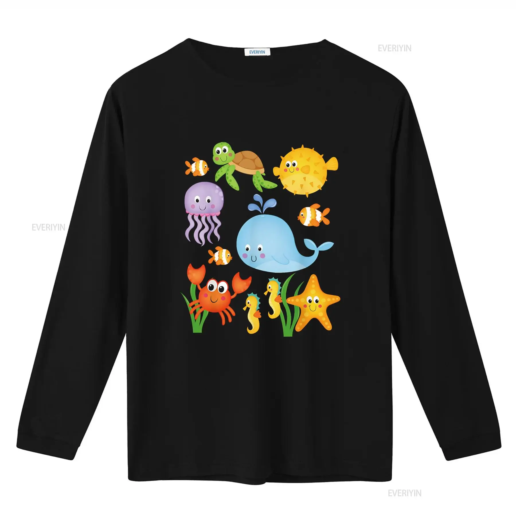 Sea Ocean Animals Whale Octopu - Men Fashion Kids ulasan dan harga