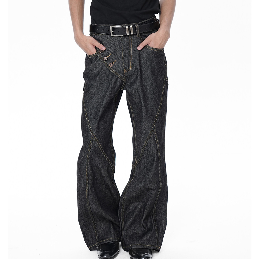 High Street Irregular Fashion  - Men'S Fashion Jeans And Boots ulasan dan harga